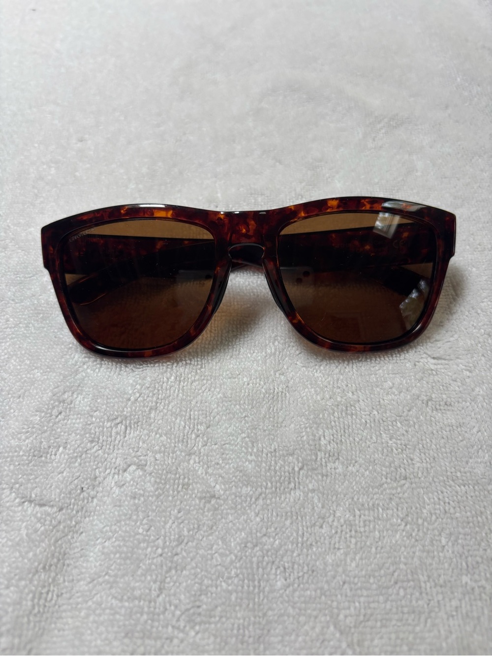 Smith Clark Vintage Havana Polarized Tortoise Shell Brown & Gold Sunglasses
